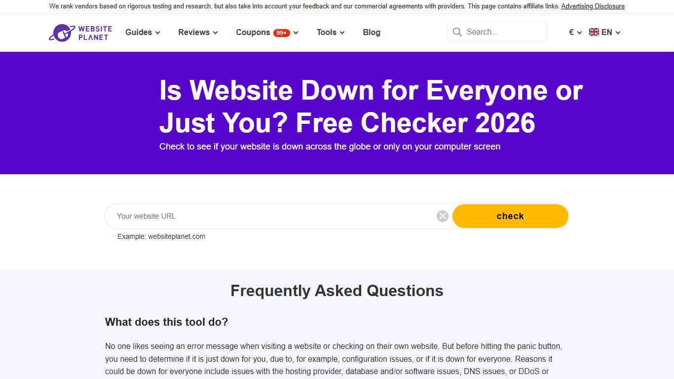 Is Website Down for Everyone or Just You? Free Checker 2026